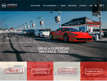 Tablet Screenshot of apexmotorsport.com